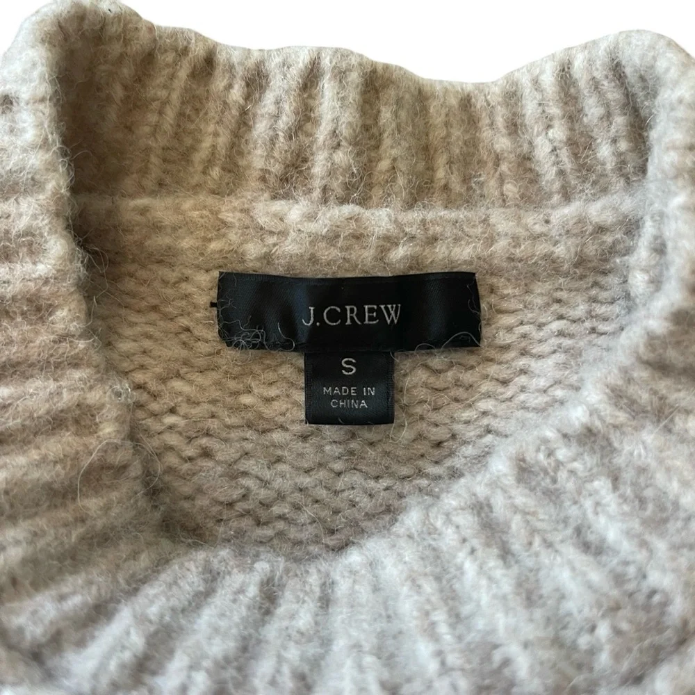 J. Crew Button Shoulder Crewneck Sweater